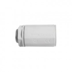 Conector de tubería rígida a caja (Racor), PVC Auto-extinguible, de 40