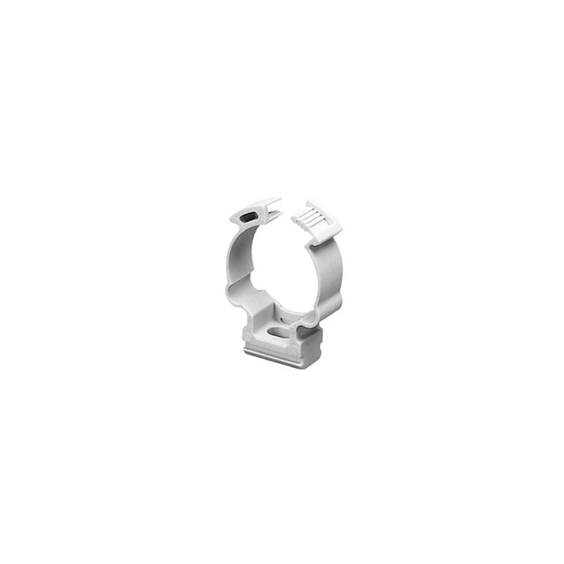 Soporte de collar (Abrazadera), PVC Auto-extinguible, cerrado para tub