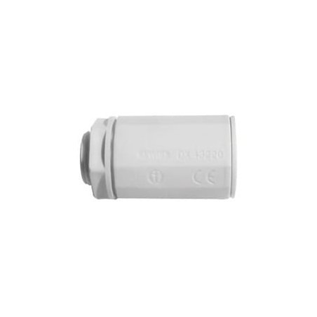 Conector de tubería rígida a caja (Racor), PVC Auto-extinguible, de 16