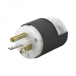 Clavija Entrada Recta/ 20 A 125 V/ 2 Polos 3 Hilos/ Nema 5-20 P/ Grado