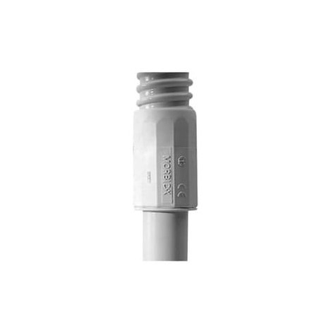 Conector (Racor) de tubería rígida a tubería flexible , PVC Auto-Extin