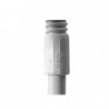 Conector (Racor) de tubería rígida a tubería flexible , PVC Auto-Extin