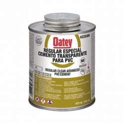 Pegamento / Cemento Claro de 473 ml para Tubo Conduit PVC Pesado.