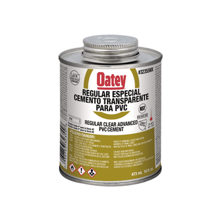 Pegamento / Cemento Claro de 473 ml para Tubo Conduit PVC Pesado.