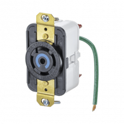 Receptáculo de Media Vuelta Industrial 30 A 120/208 V CA/ Nema L21-30R