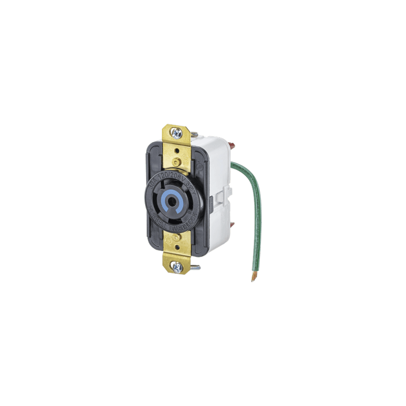 Receptáculo de Media Vuelta Industrial 30 A 120/208 V CA/ Nema L21-30R