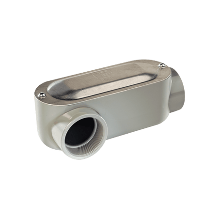 Caja Oval Roscada tipo LR de 3/4 (19.05 mm) / Incluye tapa y tornillos