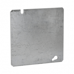 Tapa Cuadrada Ciega de  Acero Galvanizado de 4 11/16.