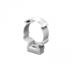 Soporte de collar (Abrazadera), PVC Auto-extinguible, cerrado para tub
