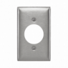 Placa para Receptaculo Sencillo 20 y 30 A de Media Vuelta/ 1.6 (40 mm)