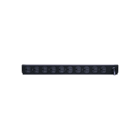 PDU Básico Para Distribución de Energía, Con 10 Tomas NEMA 5-15R Trase