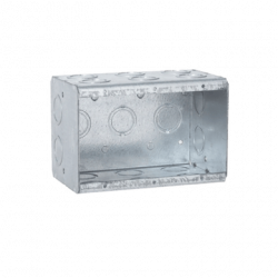 Caja Multigang de 3 Gangs/ Profundidad de 3-1/2/ 19 Entradas de 1/2 -