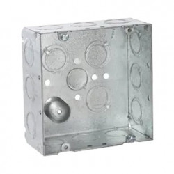 Caja Cuadrada 4 11/16 x 4 11/16/ Profundidad de 2- 1/8/ Cuenta 1 Entra