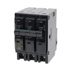 MCB - Interruptor Termomagnético Enchufable, Serie: B2Q, 3P, 15A, 240V