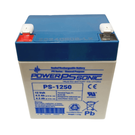 Batería 12V, 4.5AH, Para Respaldo, Tecnologías AGM/VRLA, 5 Años Vida Ú