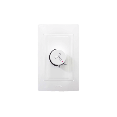 Dimmer Rotativo para Ventilador / 300 W 127 V CA / Color Blanco.