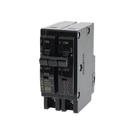 Interruptor Termomagnético Enchufable, Serie: B2Q, 2P, 40A, 240V (SKU: