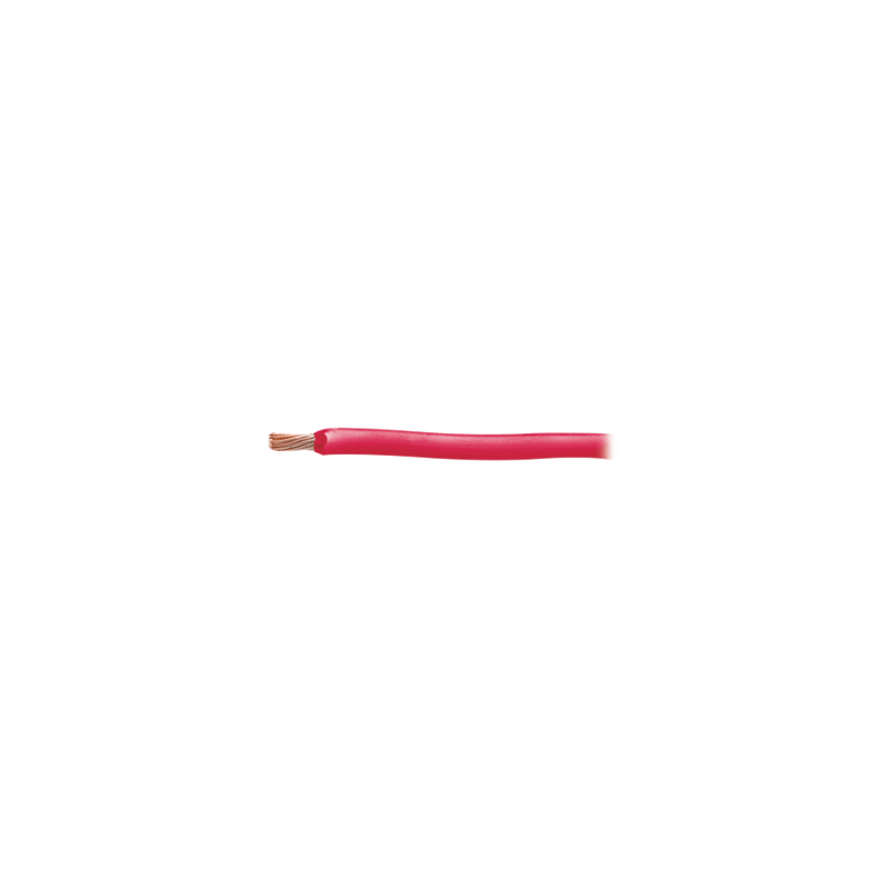 Cable 8 awg  color rojo,Conductor de cobre suave cableado. Aislamiento