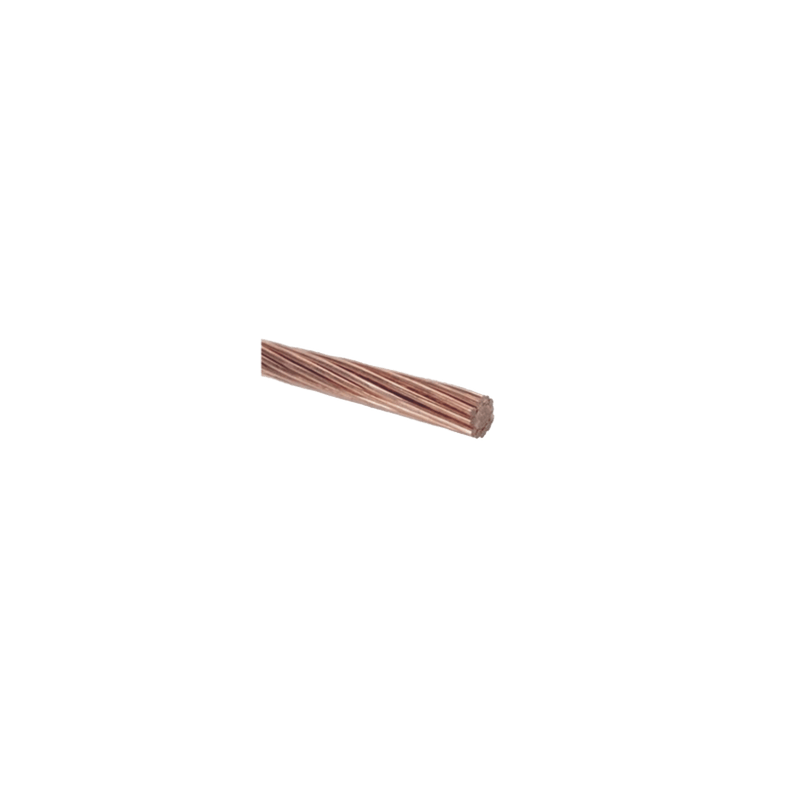Venta por metro / 1/0 AWG / Cable Eléctrico / Cobre Desnudo / Semiduro