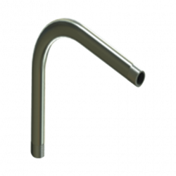 Codo de 90° de 1 1/4 (32mm) pared gruesa con rosca galvanizado etiquet
