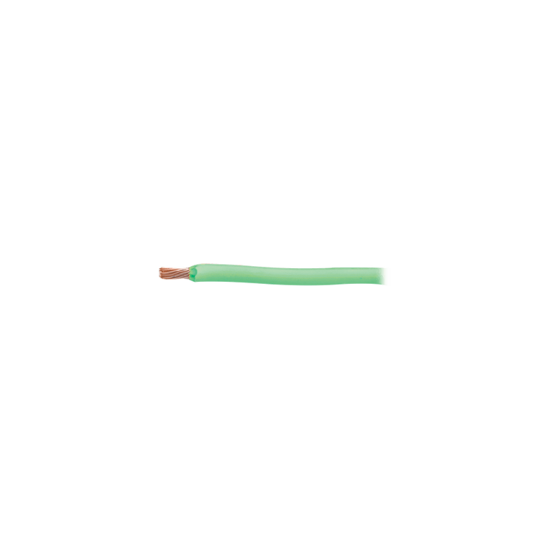 (SLY303) Cable 8 awg  color verde,Conductor de cobre suave cableado. A