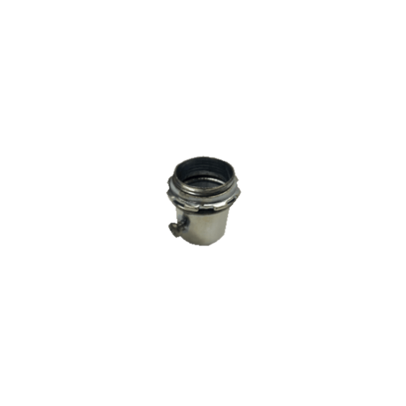 Conector 2 (52mm) pared delgada con tornillo galvanizado etiqueta verd