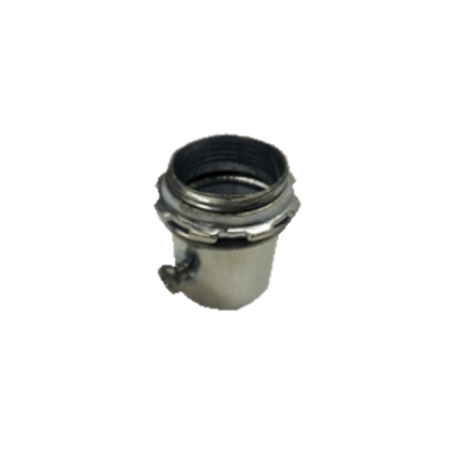 Conector 2 (52mm) pared delgada con tornillo galvanizado etiqueta verd