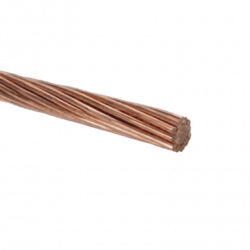Cable Eléctrico de Cobre Desnudo Semiduro 7 Hilos, Cal. 4/0 AWG, Rollo