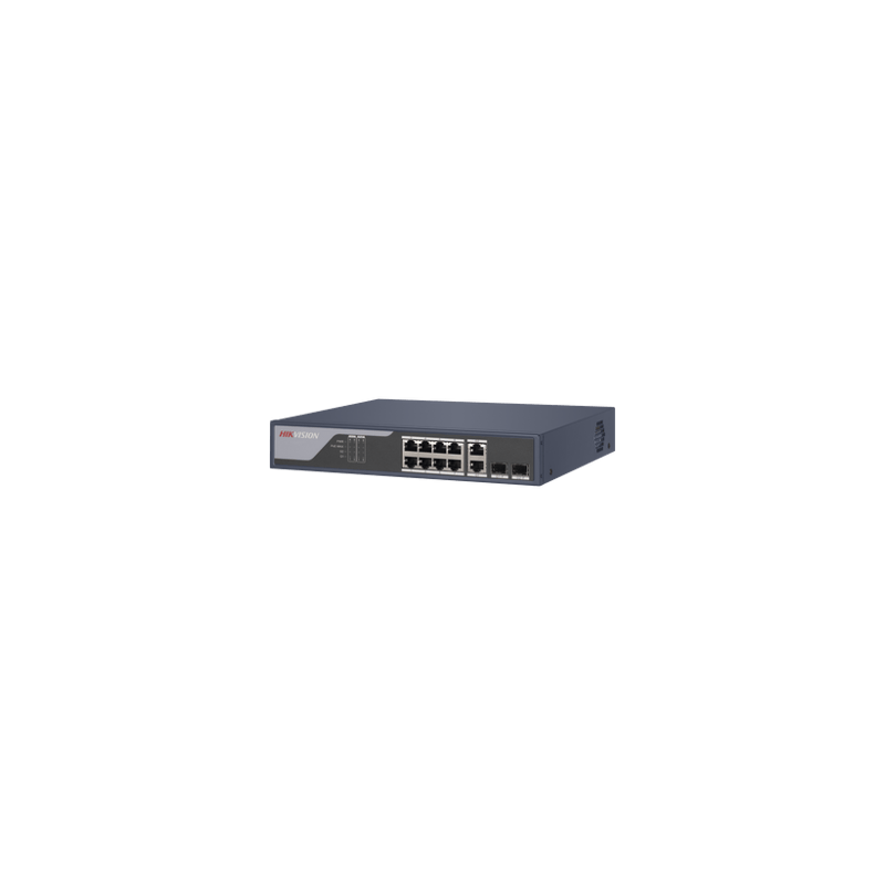 Switch PoE / Administrable / Uso en Rack / 8 Puertos 10/100 PoE /  2 P