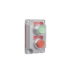Cubierta para Estación de Control con 2 Botones Pulsadores de Arranque