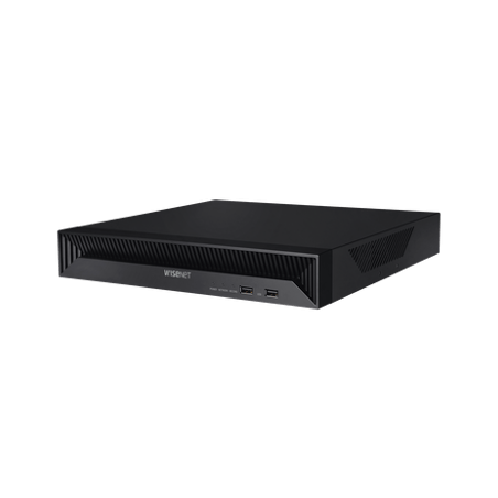 NVR 8 Megapíxel / 8 canales / H.265 / P2P Wisenet / 8 puertos PoE