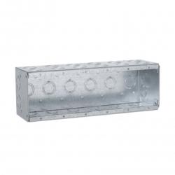 Caja Multigang de 6 Gangs/ Profundidad de 3-1/2/ 34 Entradas de 1/2 -