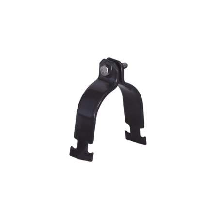 Abrazadera Unicanal con Recubrimiento de PVC de 1 1/4 (32 mm).