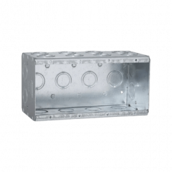 Caja Multigang de 4 Gangs/ Profundidad de 3-1/2/ 24 Entradas de 1/2 -