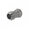 Conector Recto Compresión de Acero Galvanizado para Pared Delgada de 1