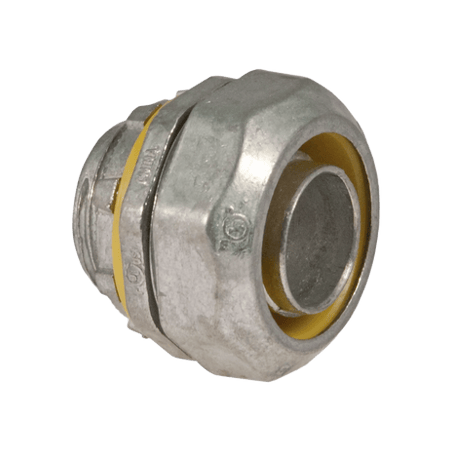 Conector recto metálico para tubería liquidtight de 1/2 (13 mm).