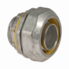 Conector recto metálico para tubería liquidtight de 1/2 (13 mm).