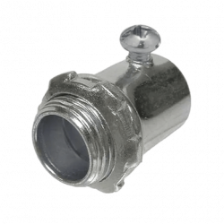 Conector de 3/4 (19 mm) para Pared Delgada con Tornillo.