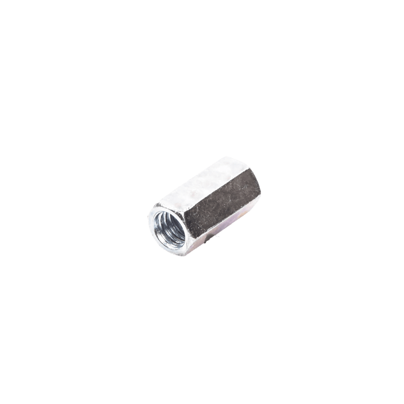 Cople hexagonal roscado cuerda máquina galvanizado d 9.5 mm (3/8)