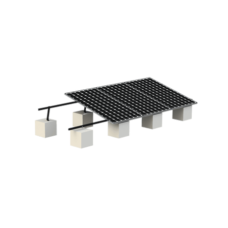 Montaje para Panel Solar, Riel 8 de 5400mm para Módulos con Espesor de