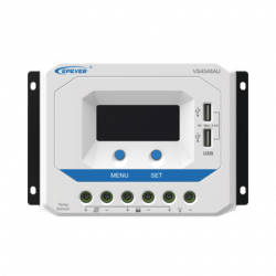 Controlador Solar de Carga PWM 12/24/36/48 V 45 A, Salida USB, con Dis
