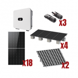 Kit Solar Interconexion  / 10kW  220Vca / Inversor HUAWEI / Montaje In