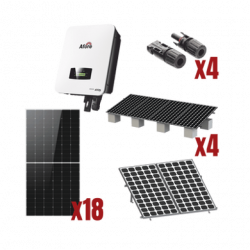 Kit Solar Interconexion  / 10kW  220Vca / Inversor AFORE / Montaje Inc