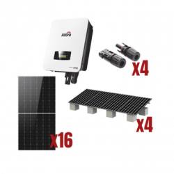 Kit Solar Interconexion  / 9kW  220Vca / Inversor AFORE / Montaje Incl