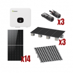Kit Solar Interconexion  / 8kW  220Vca / Inversor GROWATT / Montaje In