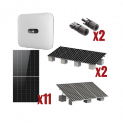 Kit Solar Interconexion  / 6 kW  220Vca / Inversor HUAWEI/ Montaje Inc
