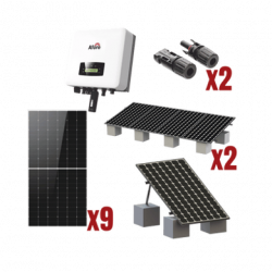 Kit Solar Interconexion  / 5kW  220Vca / Inversor AFORE / Montaje Incl