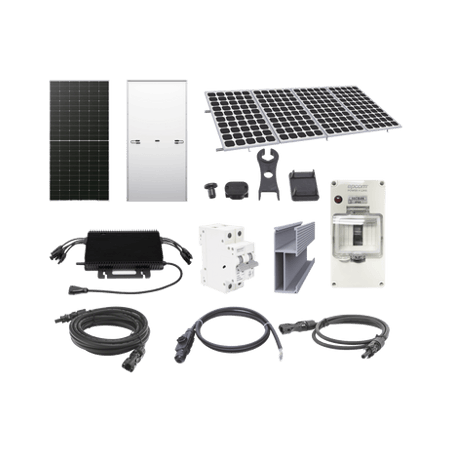Kit Solar para Interconexión de 2.2KW de Potencia Pico 220Vcc con Micr