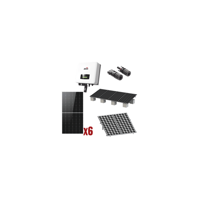 Kit Solar Interconexion  / 3kW  220Vca / Inversor AFORE / Montaje Incl
