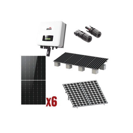 Kit Solar Interconexion  / 3kW  220Vca / Inversor AFORE / Montaje Incl